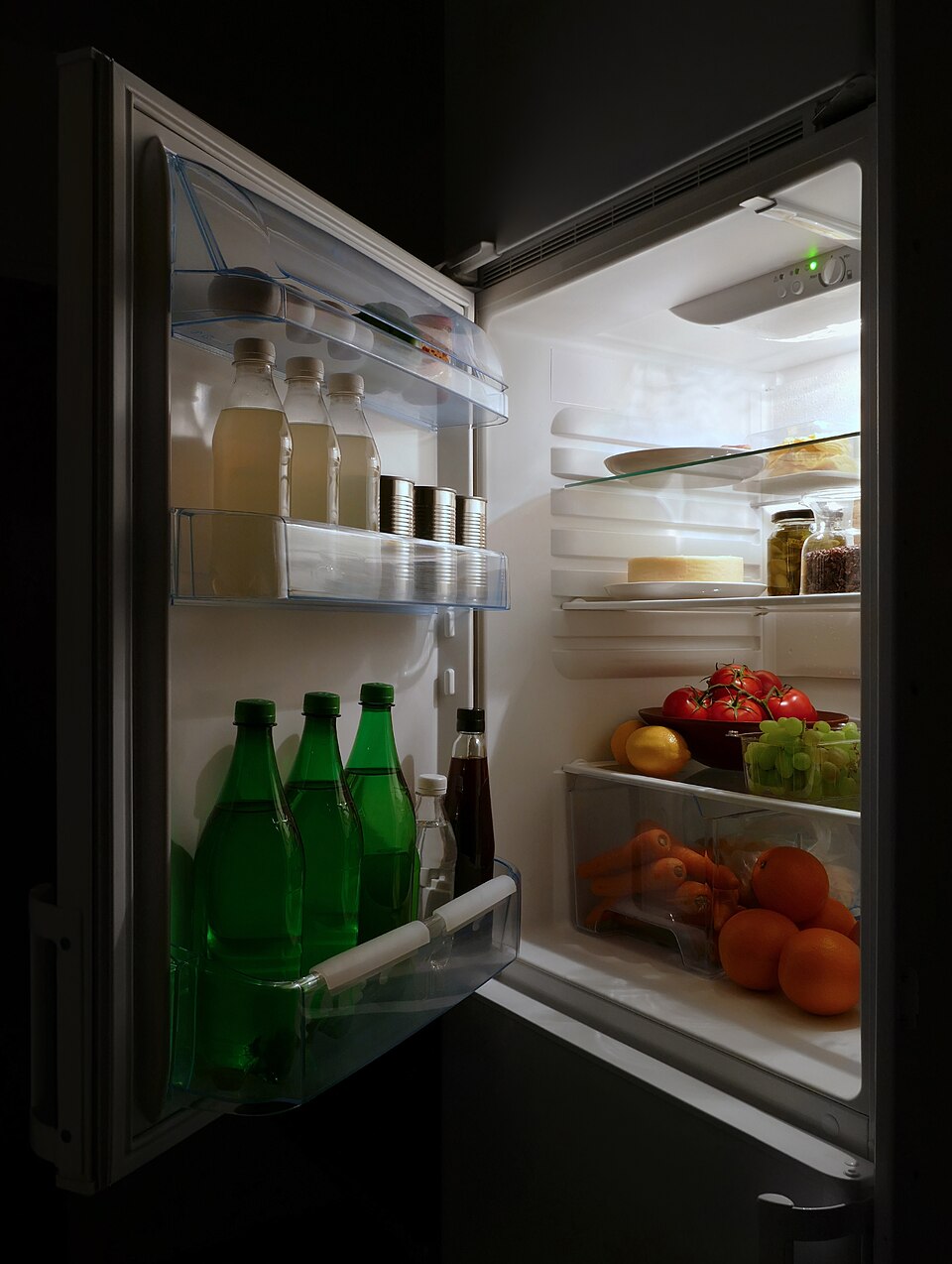 LG smart refrigerator in kitchen